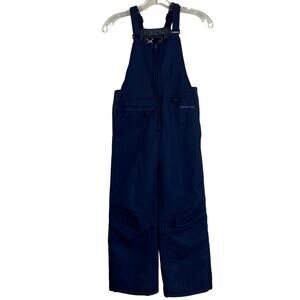 Arctix Kids M Navy Insulated Snow Pants Bib Overalls 5K Style 1550 Ski Winter